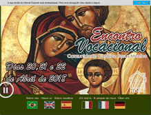 Tablet Screenshot of comunidadejesusmenino.org.br